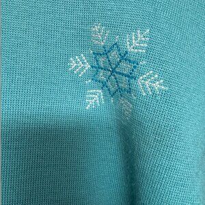 Vintage Meister 100% Wool Snowflake Ski Sweater – Made in Hong Kong Large